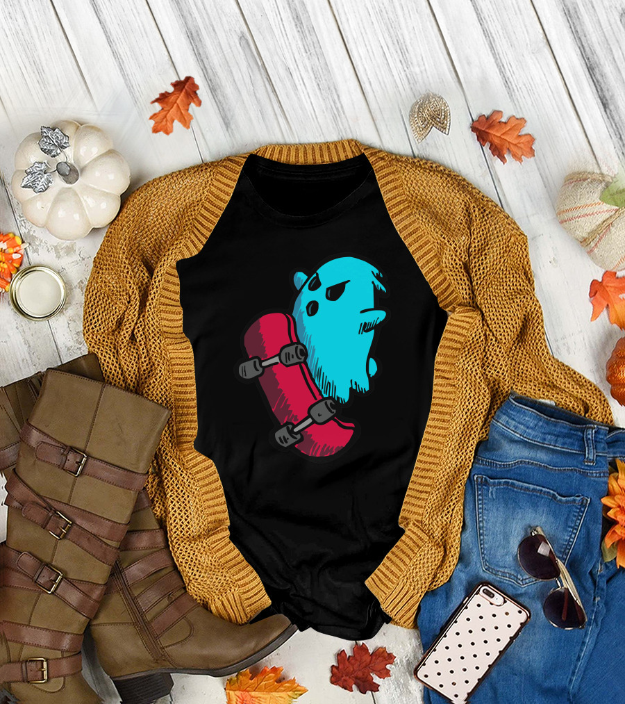 Radical Ghost Riding Skateboard T-Shirt