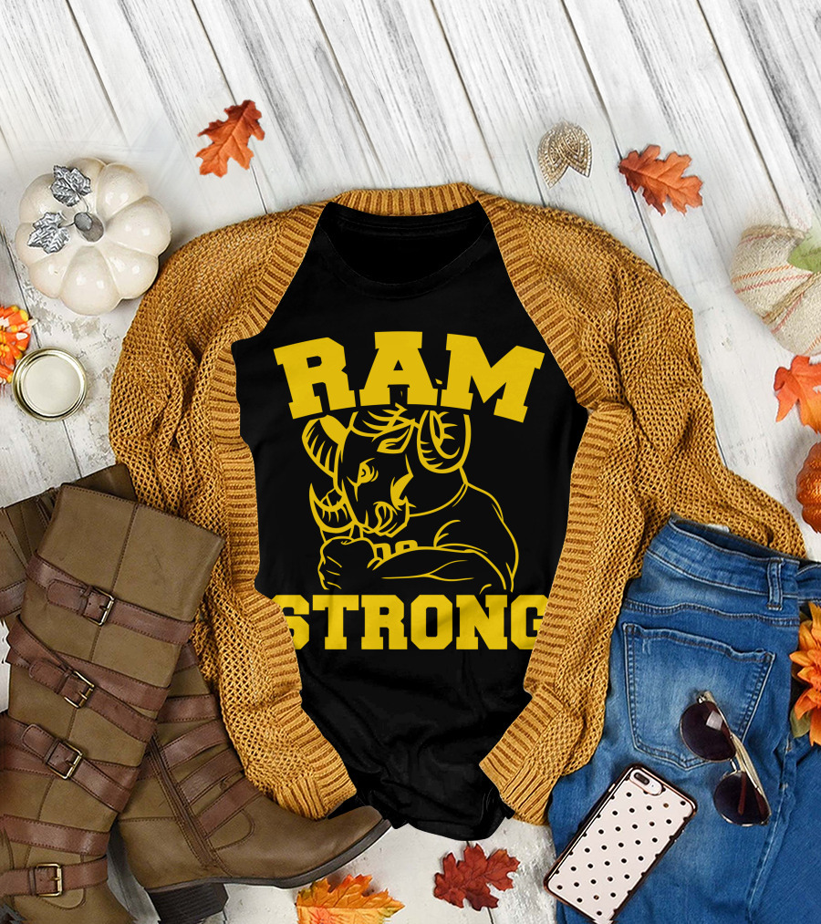 RAM STRONG Power Symbol Bold Ram T-Shirt