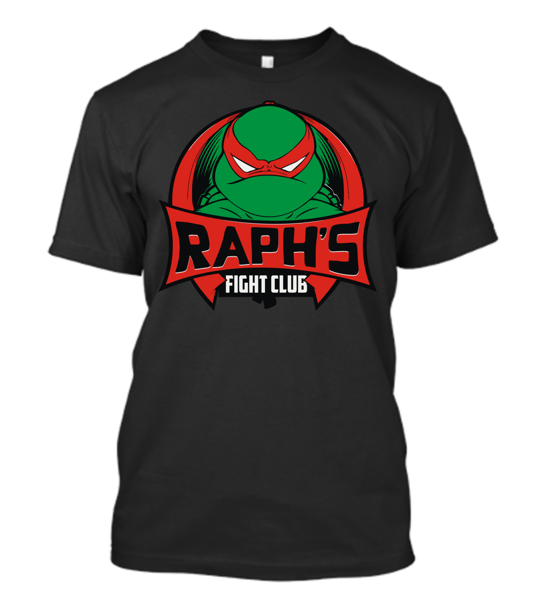 Raph's Fight Club Ninja Turtles Red Mask T-Shirt