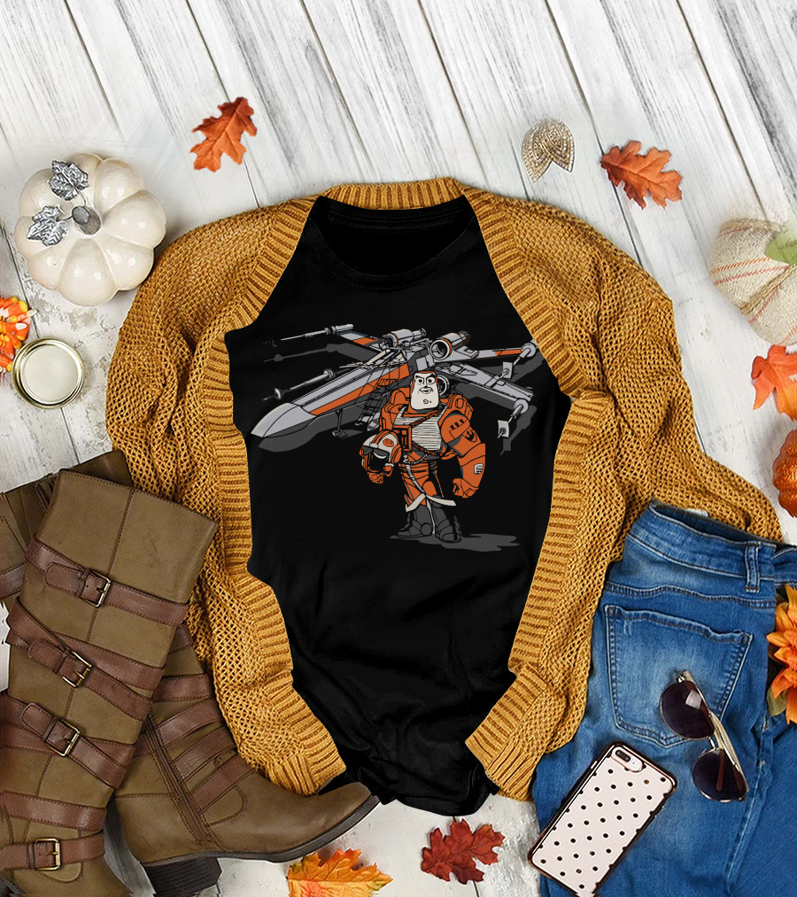 Rebel Lightyear X-Wing Pilot Space Crossover Mashup T-Shirt