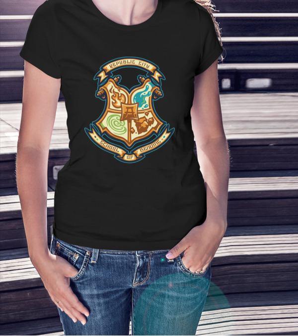 Republic City School Of Bending Elements Emblem T-Shirt