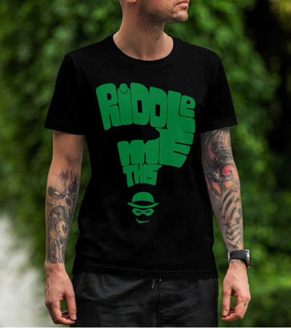 Riddle Me This Question Mark Mask T-Shirt