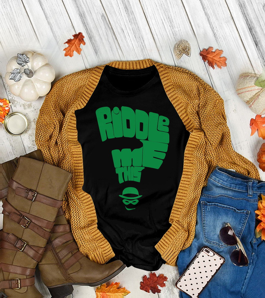 Riddle Me This Question Mark Mask T-Shirt