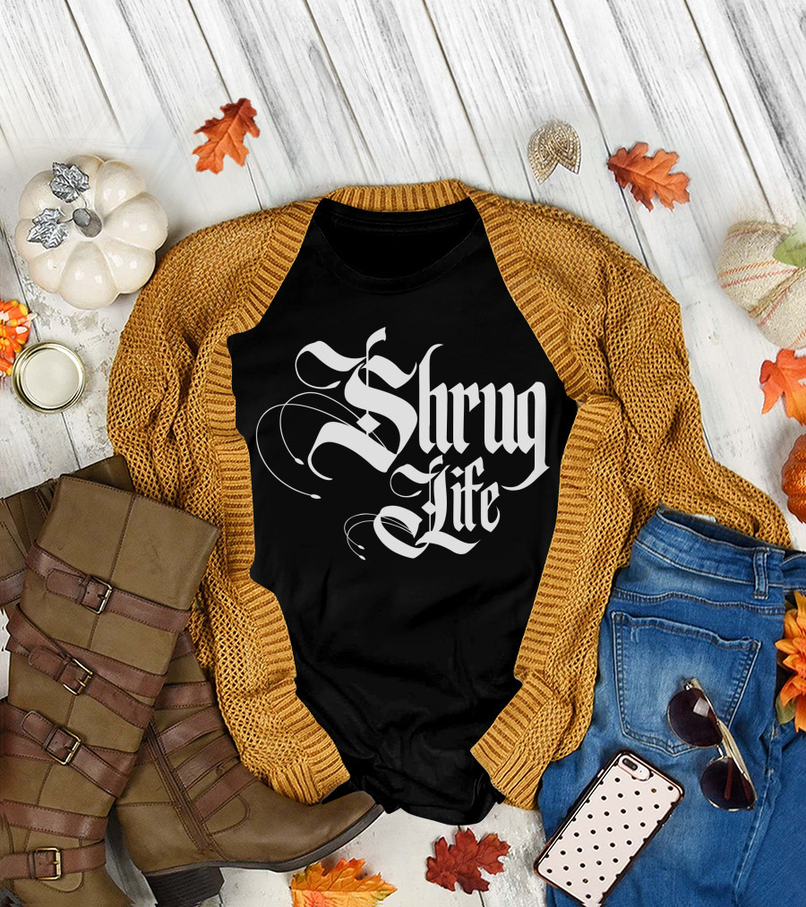 Shrug Life Hip Hop T-Shirt