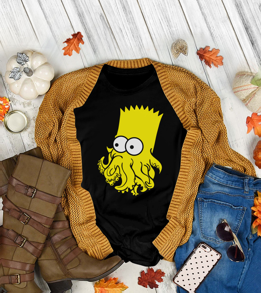Barthulhu Cthulhu Bart Mashup T-Shirt