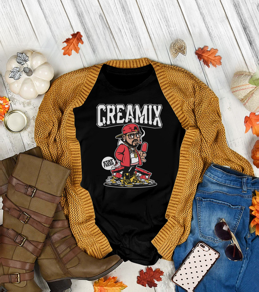CREAMIX Stay Fresh Popsicle Stacks T-Shirt