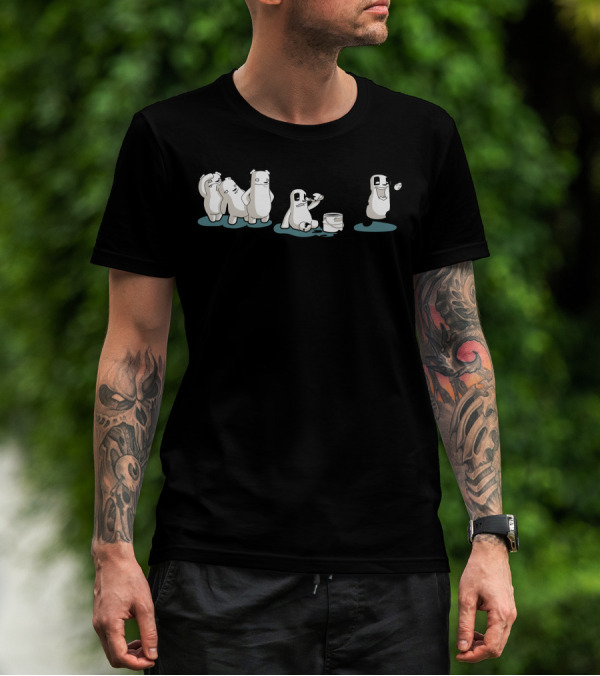 I Just Wanna Be A Panda Painting Transformation T-Shirt