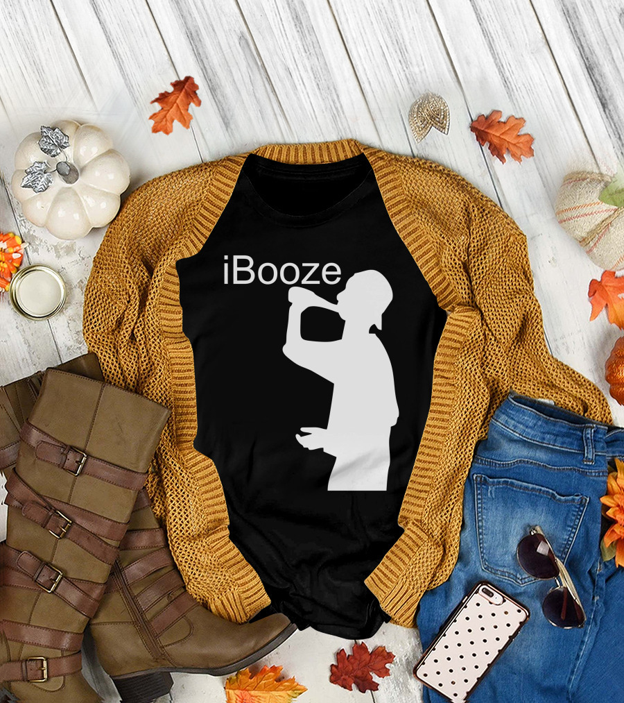 iBooze Drinking Silhouette T-Shirt