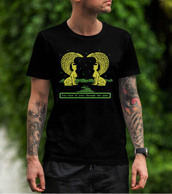 You Have To Pass Through The Gate Neverending Trail Sphinxes T-Shirt