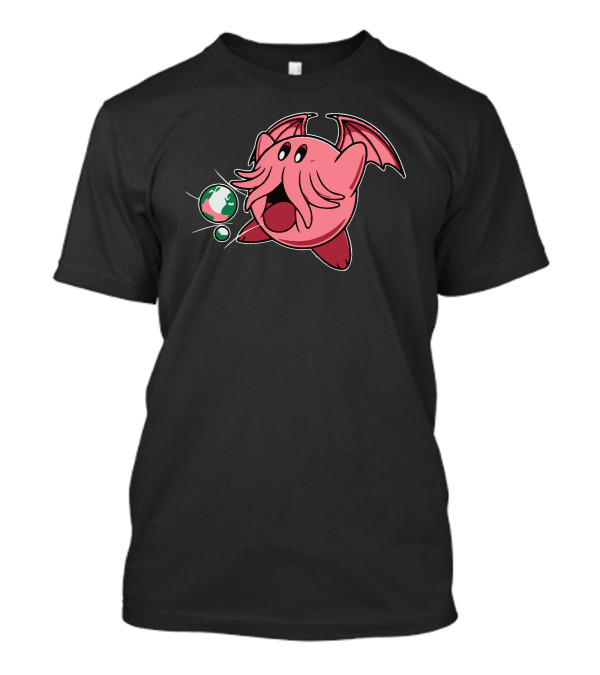 Kirbythulhu Eldritch Creature Crossover T-Shirt