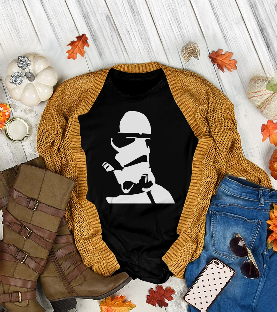Storm Trooper Face Mask Helmet Star Wars Iconic T-Shirt