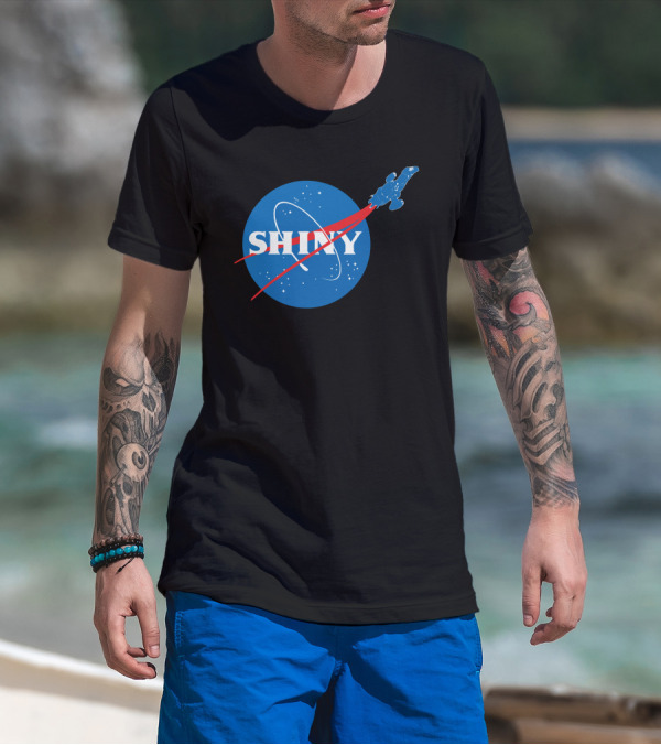 Shiny Space Exploration Serenity T-Shirt