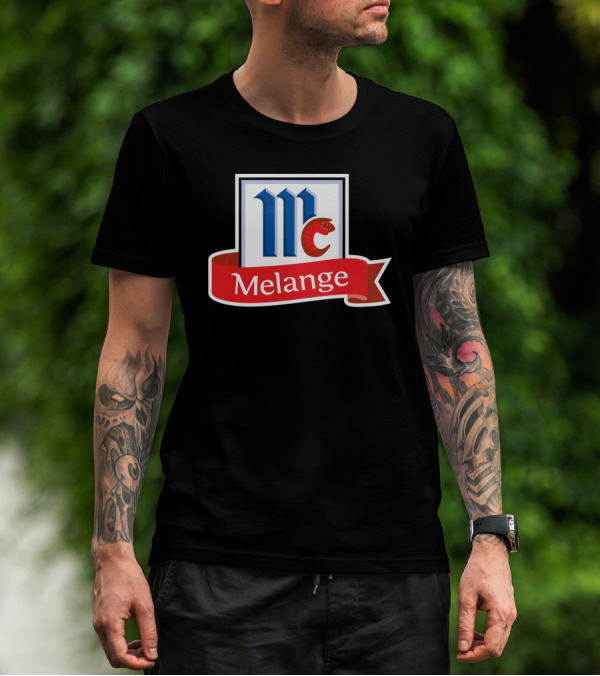 Melange The Spice Must Flow Logo With Red Ribbon And Letter C Snake T-Shirt