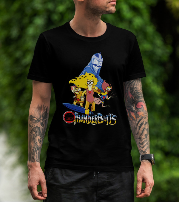 Thunderbutts Animated Characters T-Shirt