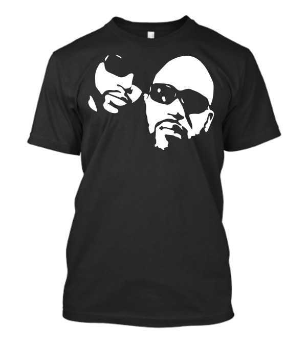 UGK Airbrushed Stencil Tribute Pimp C And Bun B Duo T-Shirt