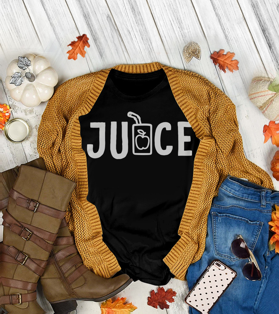 JUICE Apple Box Straw T-Shirt