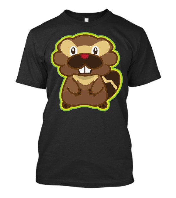 Bibarel Justin Bieber Crossover Character Pokémon Fan Mashup T-Shirt