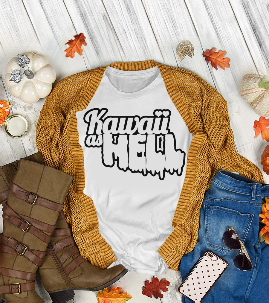 Kawaii As Hell Gothic Drip T-Shirt