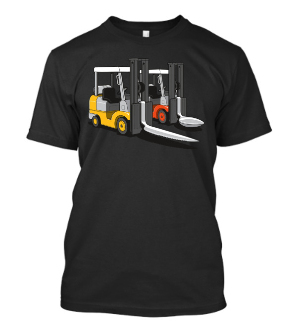 Forklift Knife Spoon Mashup T-Shirt