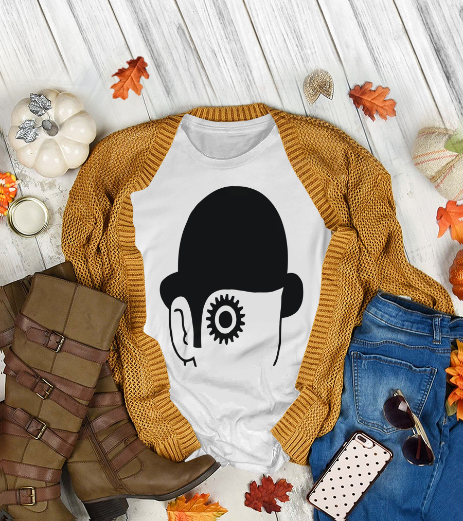Kubrick A Clockwork Orange Mecanique Iconic Gear Eye T-Shirt