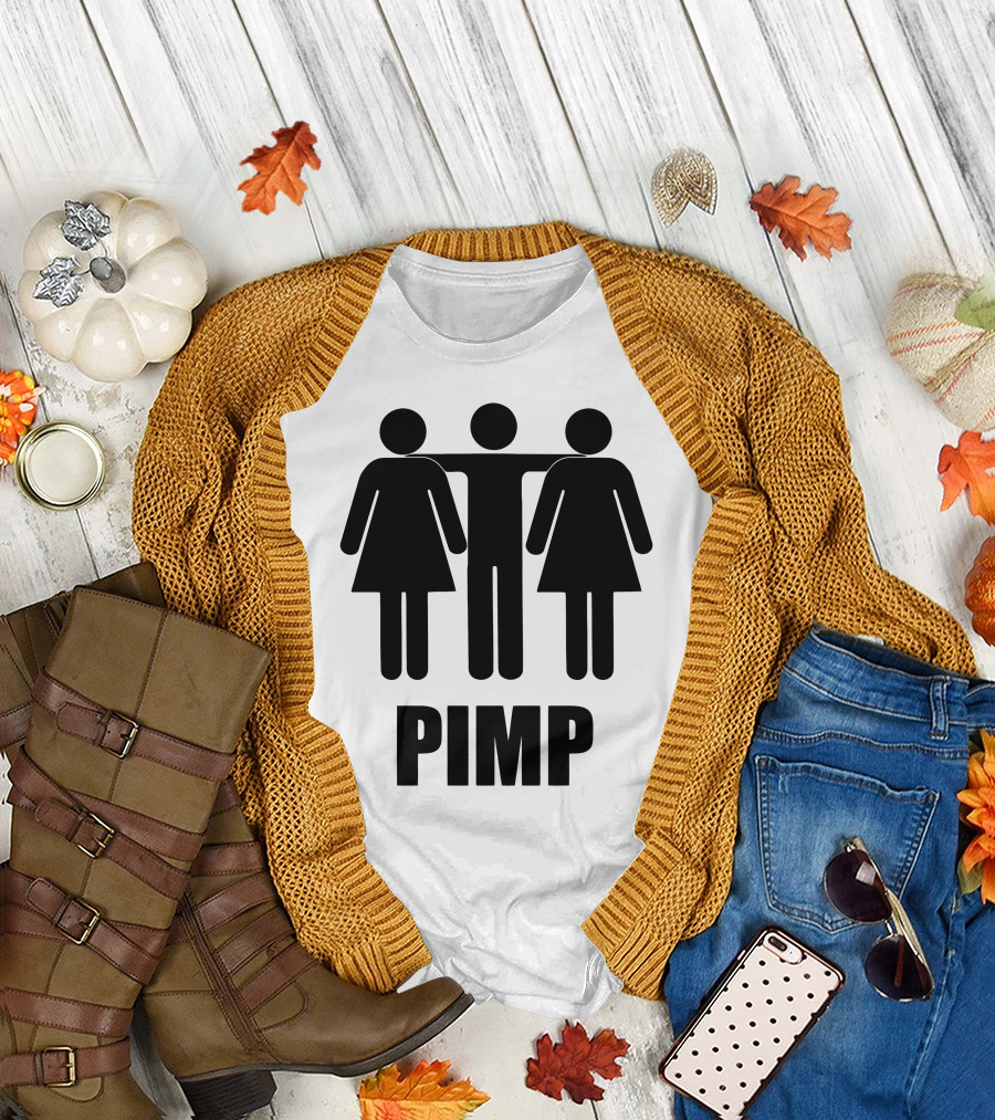 Ladies Man Pimp Iconic Symbol T-Shirt