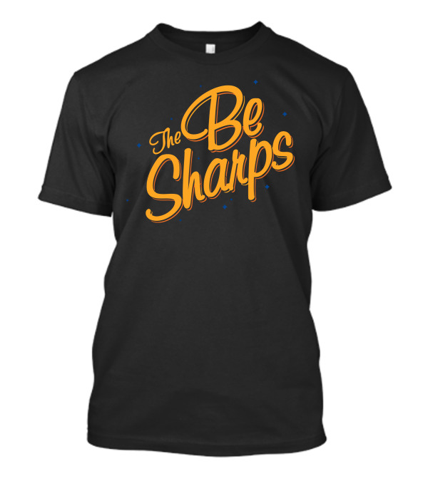 The Be Sharps Yellow Lettering Music Group T-Shirt