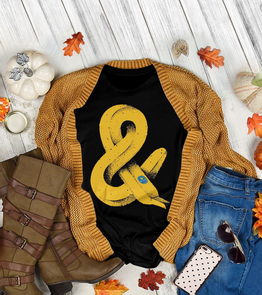 BanA and Yellow Banana Ampersand T-Shirt