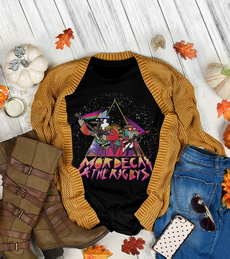 Mordecai and the Rigbys Cosmic Music Adventure T-Shirt