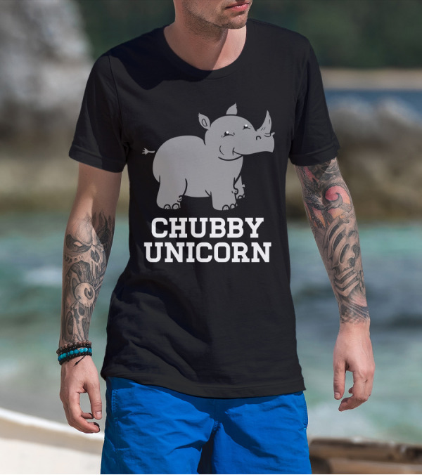 CHUBBY UNICORN RHINO T-Shirt