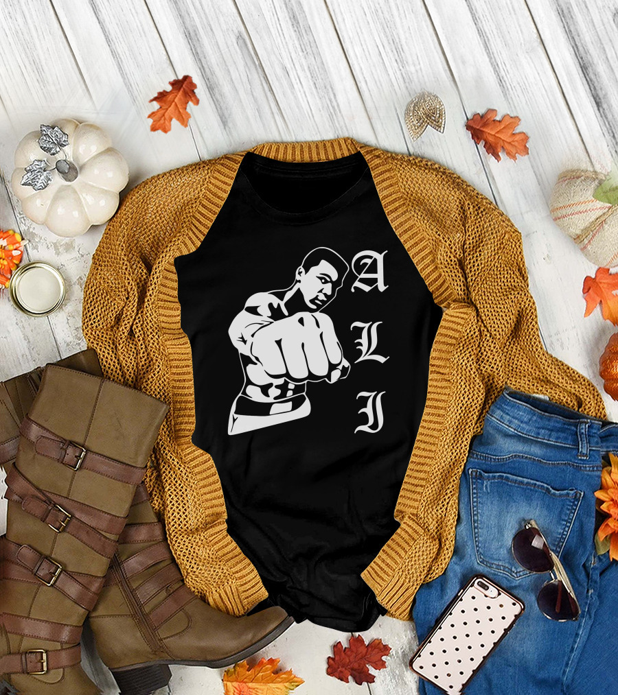 Muhammad Ali Boxing Iconic Fist T-Shirt