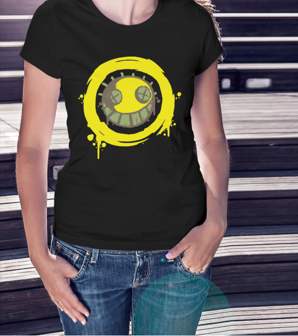 Overwatch 2 Junkrat Smiley Drip T-Shirt