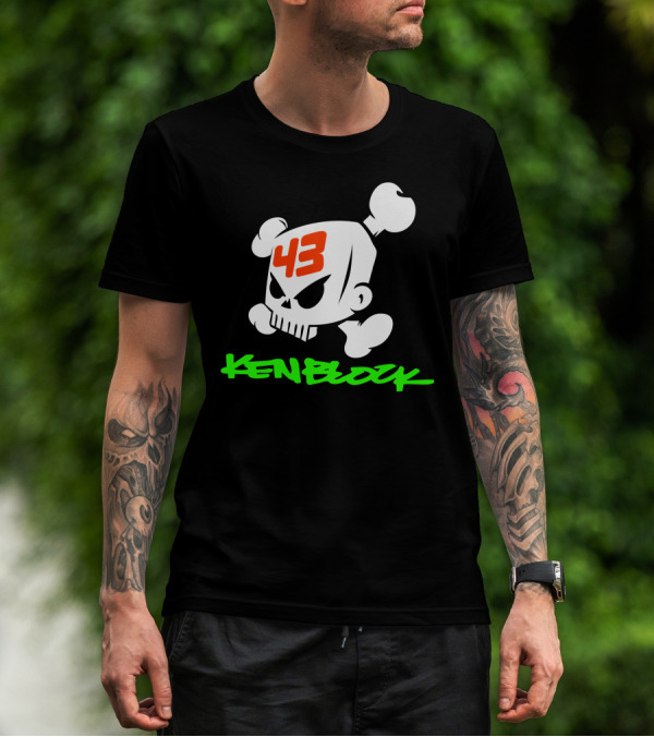 Ken Block 43 Skull And Crossbones T-Shirt