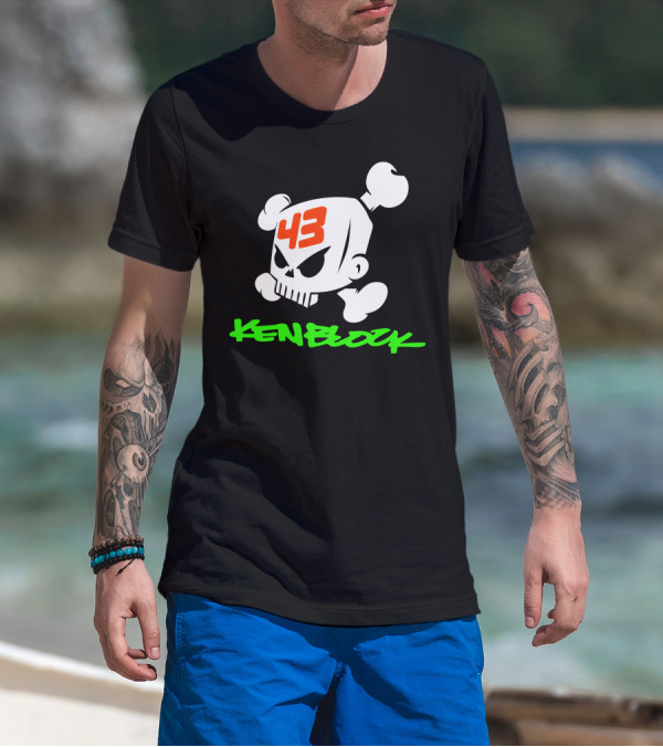 Ken Block 43 Skull And Crossbones T-Shirt