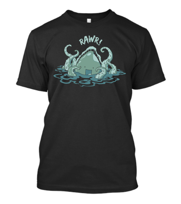 Rawr Release The Cuddlin Octopus Tentacles Energy T-Shirt