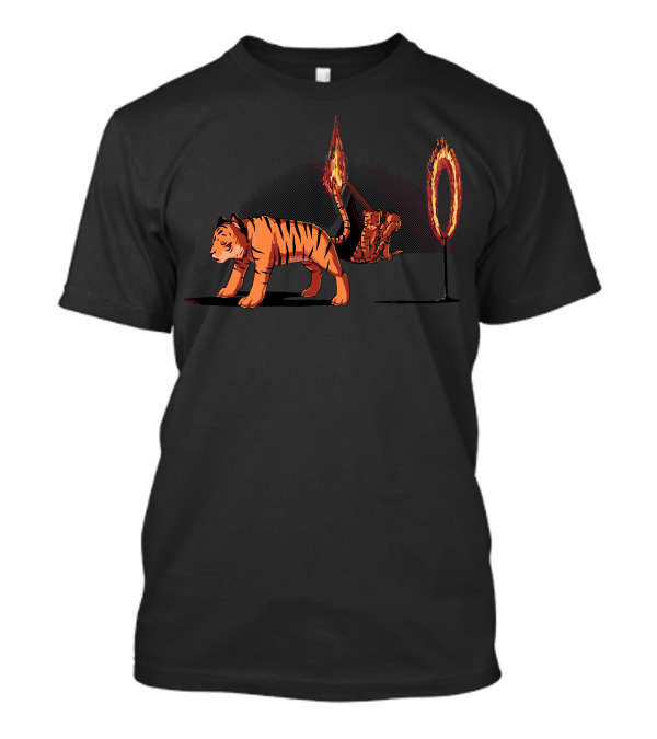 Basic Training Tiger Fire Hoops T-Shirt