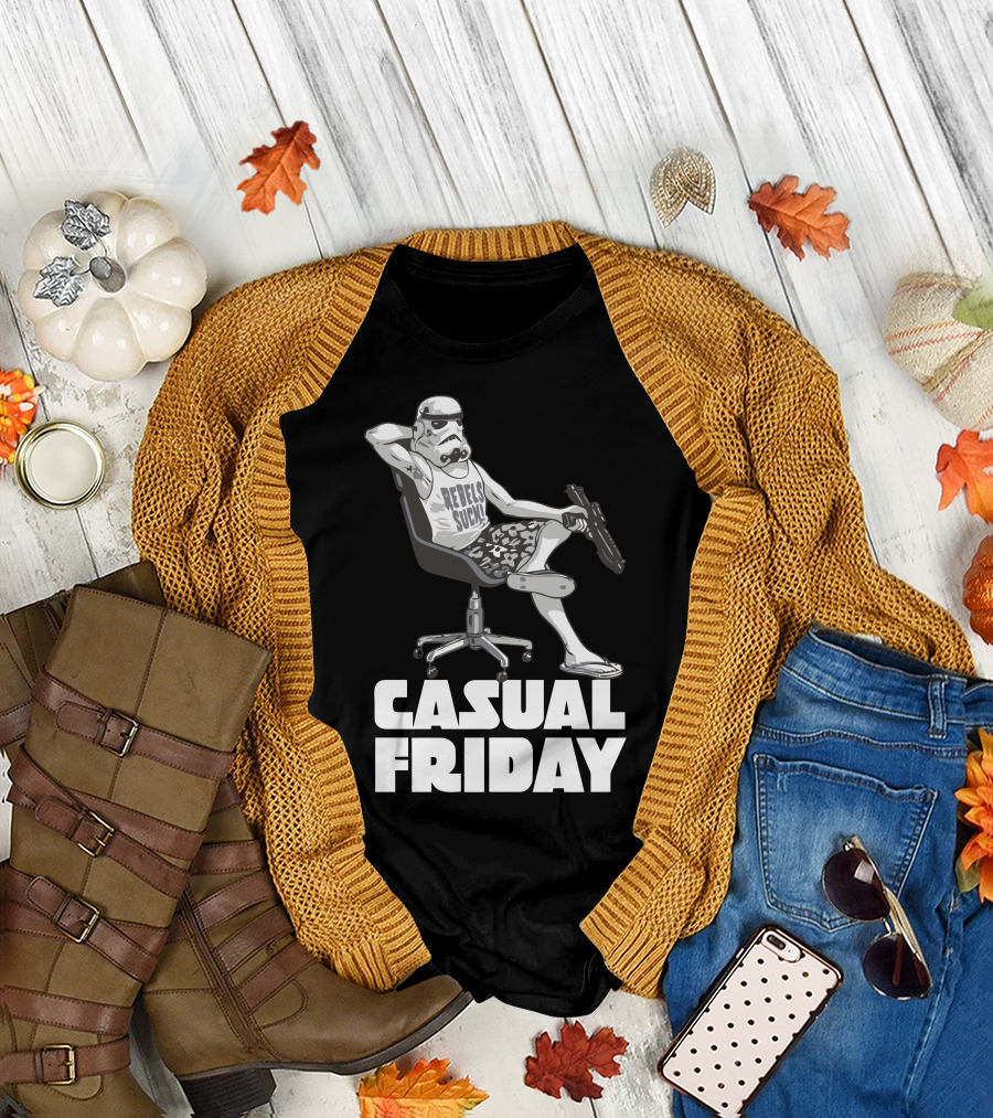 Star Wars Stormtrooper Rebels Suck Casual Friday T-Shirt