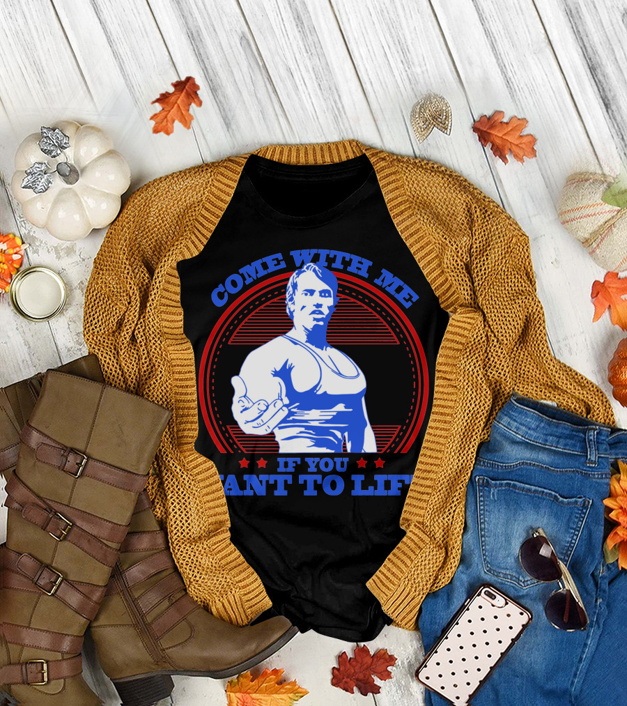 Come With Me If You Want To Lift Bodybuilding Hero T-Shirt