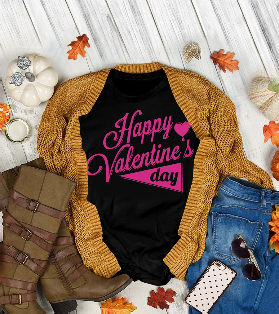 Happy Valentine's Day Heart Balloon T-Shirt