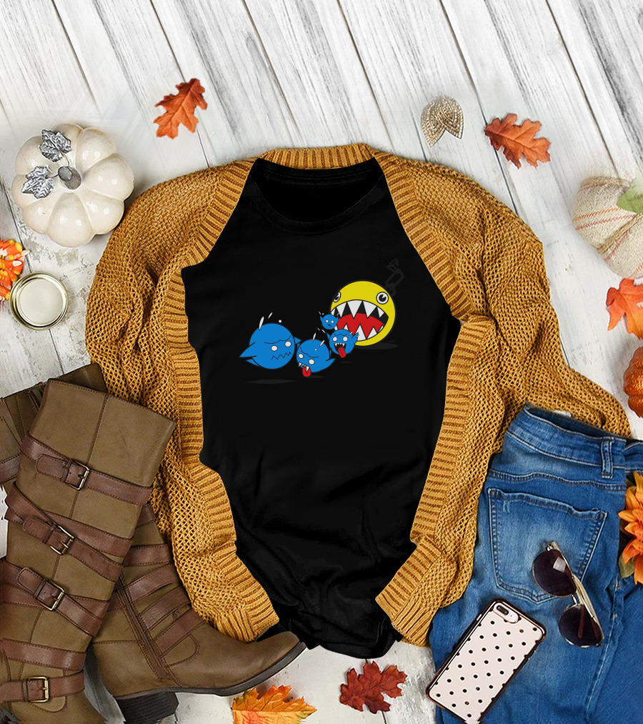 Pac Chain Comp Retro Monster Chase T-Shirt