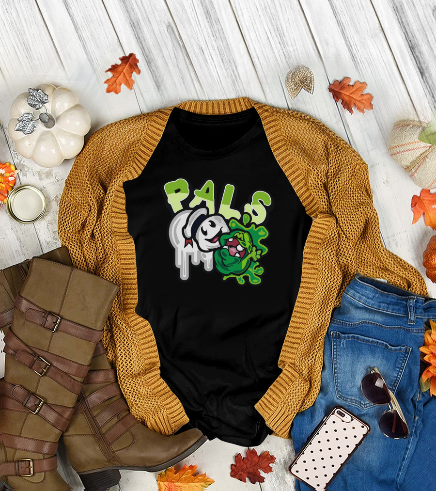 Pals Stay Puft and Slimer Ghostbusters Collaboration T-Shirt