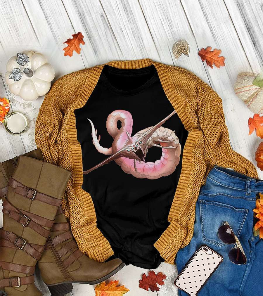 Ghost Leviathan Subnautica Fantasy Creature T-Shirt