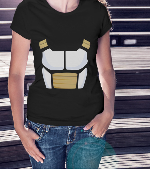 Saiyan Armor DBZ Vegeta Battle Vest T-Shirt