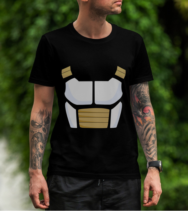 Saiyan Armor DBZ Vegeta Battle Vest T-Shirt