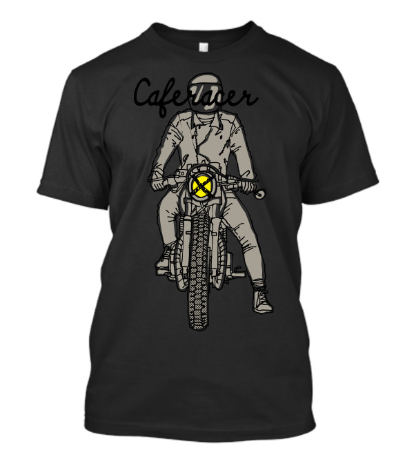 Caferacer Custom Motorcycle Rider T-Shirt