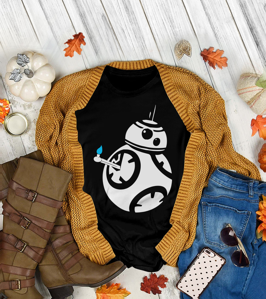Bb 8 Thumbs Up Droid Flame T-Shirt