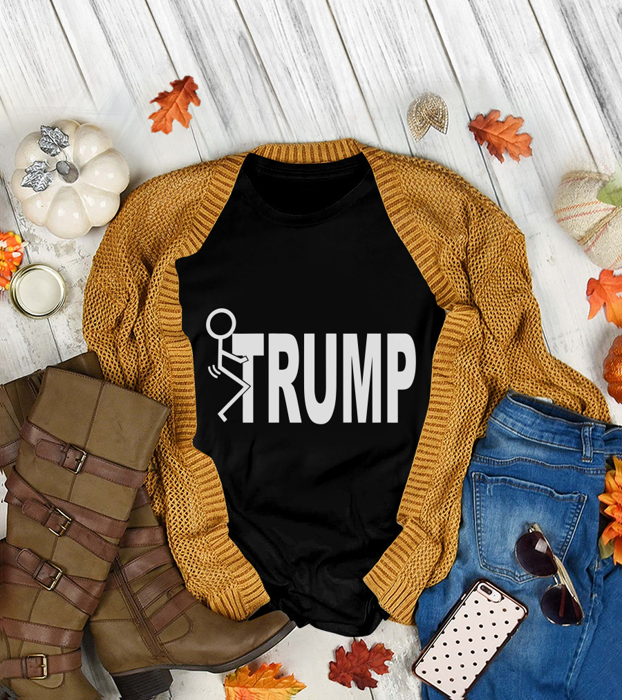 Chill It Trump Stick Figure Humorous T-Shirt