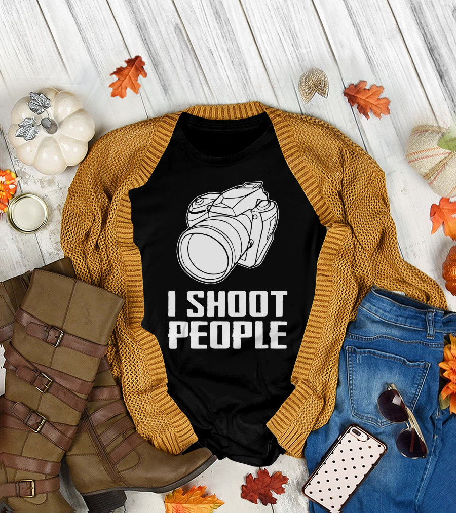 Digital Camera I Shoot People T-Shirt