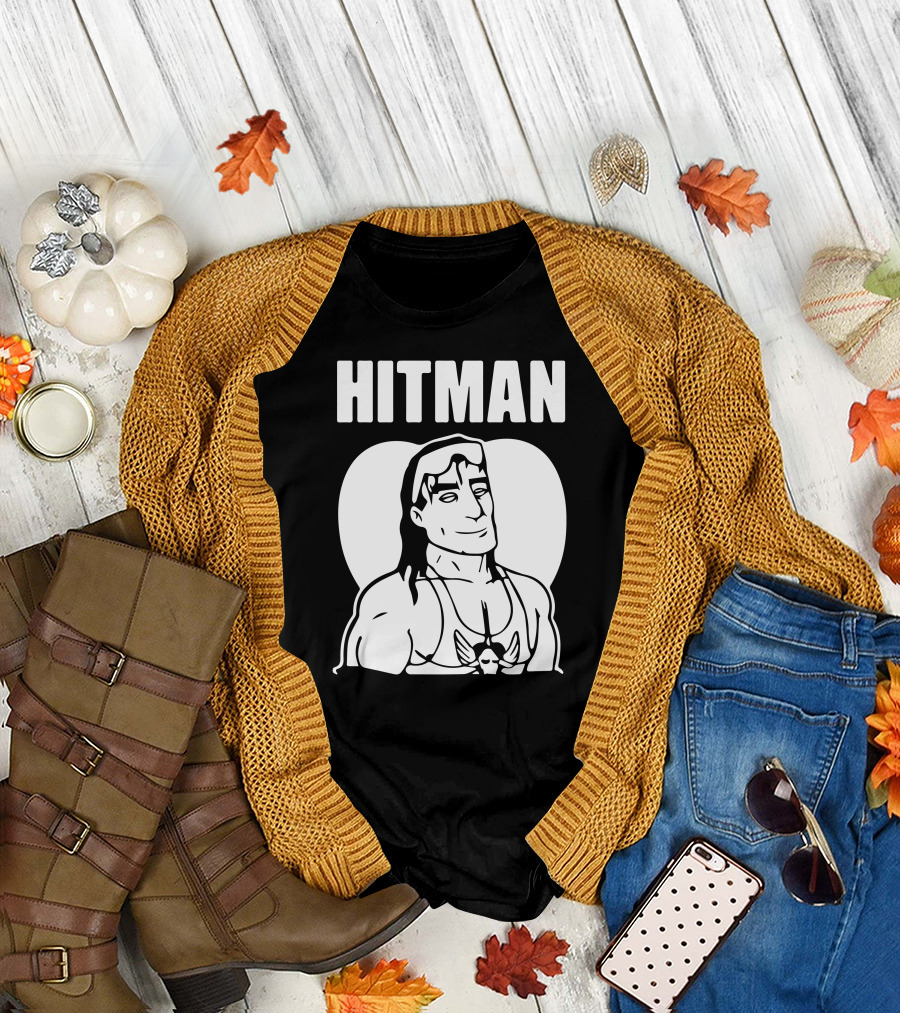 Hitman Hart Bret The Hitman Hart Wrestling Legend T-Shirt