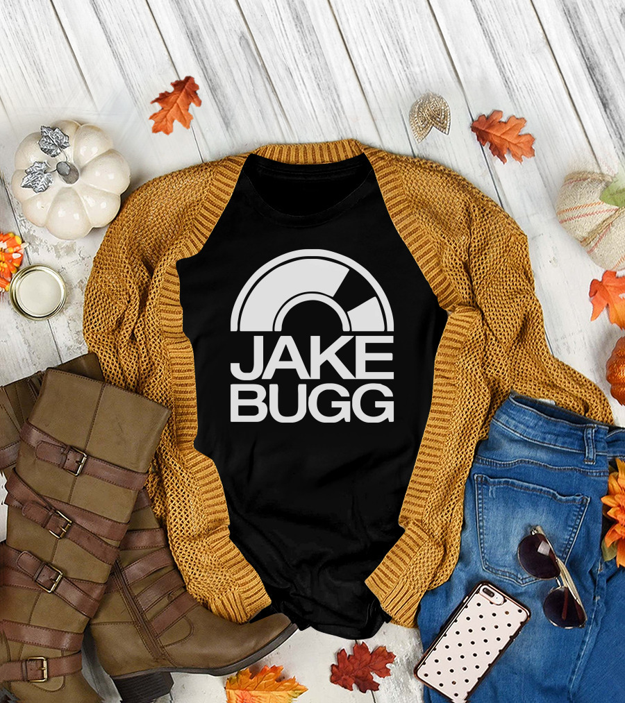 Jake Bugg Retro Vinyl Record Motif T-Shirt