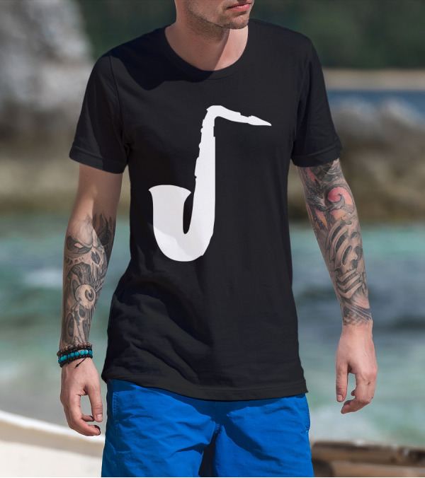 Saxophone Jazz Music Iconic T-Shirt